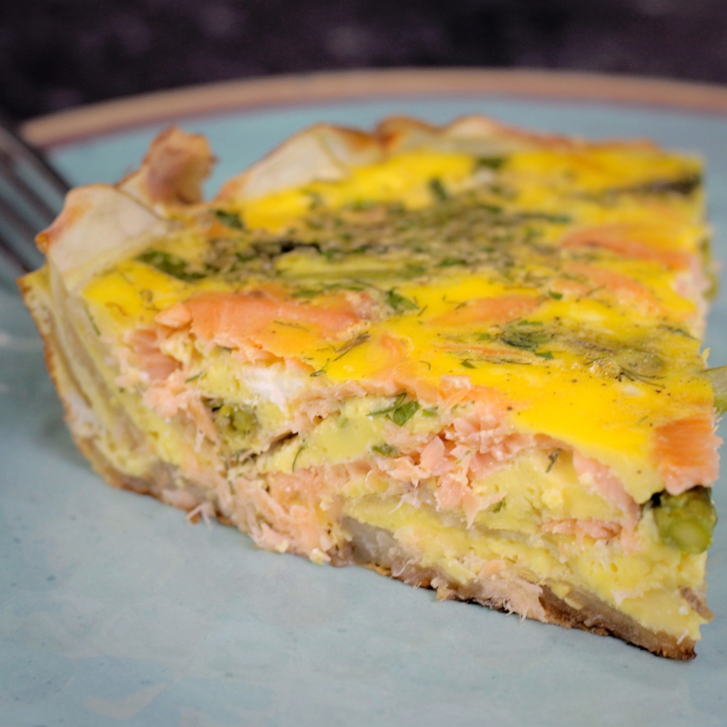 Frittata with Michigan Potato Crust Michigan Potatoes